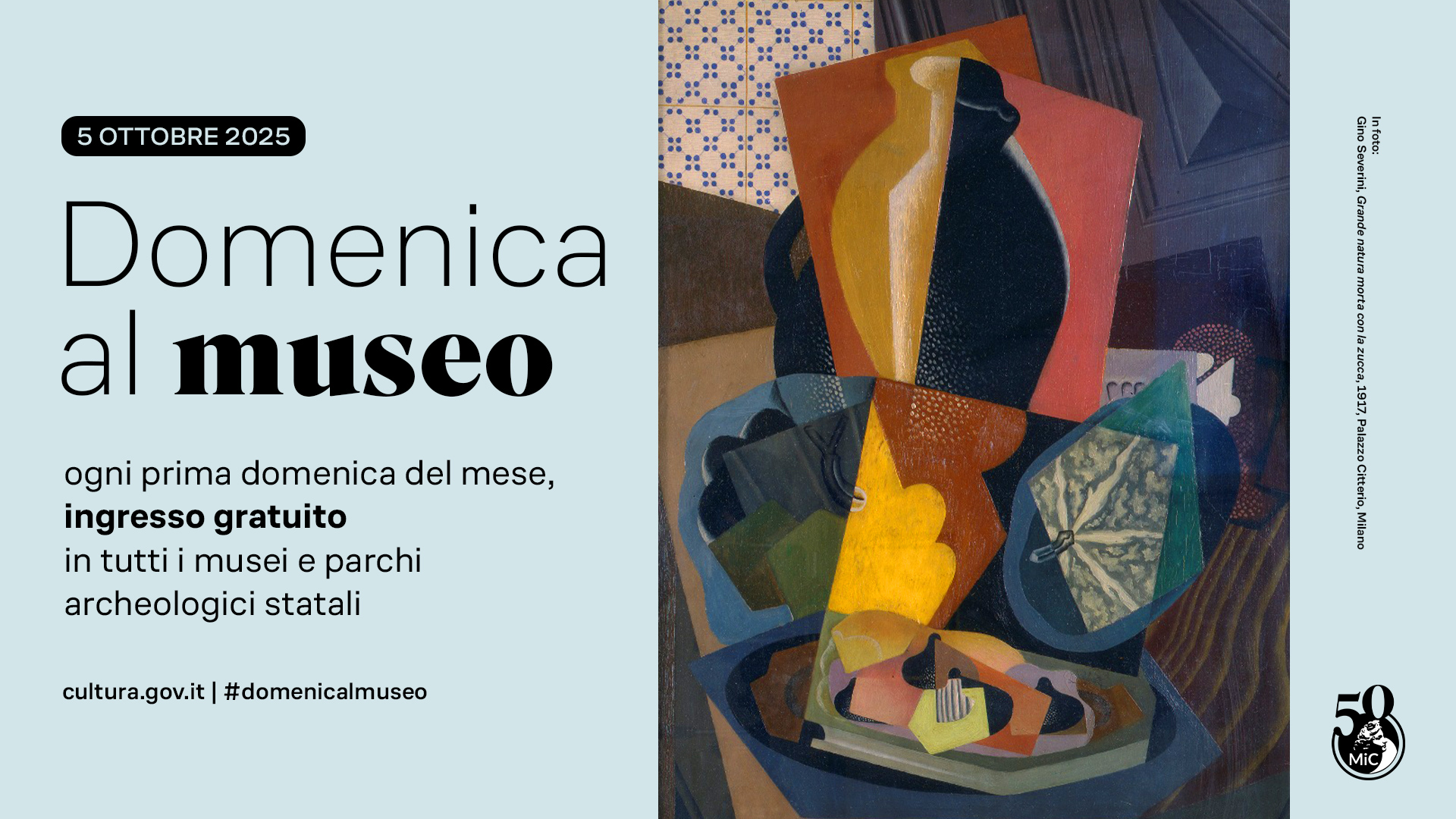 Domenica al museo 5 ottobre 2025