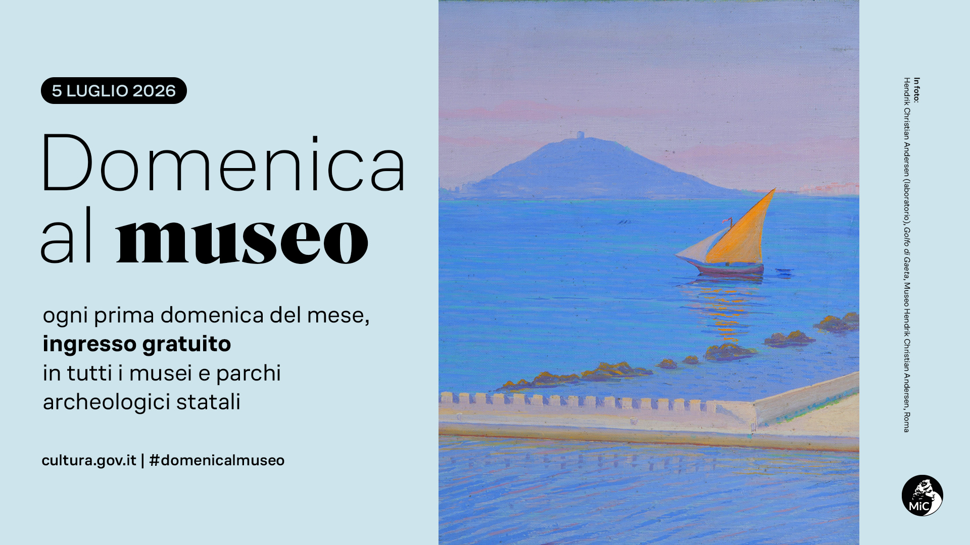 Domenica al Museo 5 luglio 2026